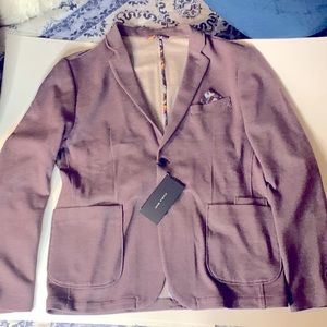 Zara Man Collection Eggplant Color Mens Blazer